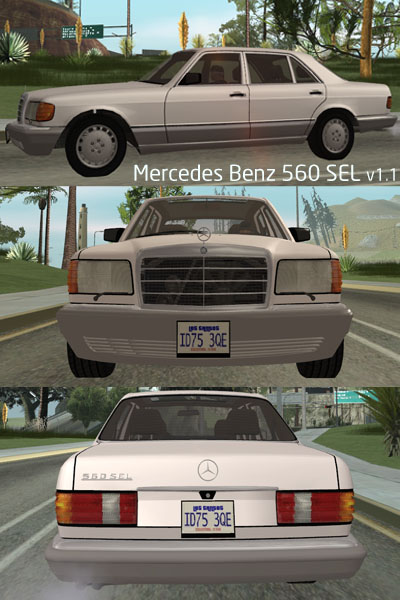 Mercedes Benz W126 560 v1.1